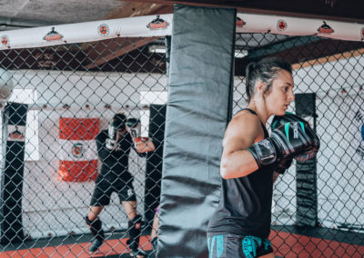 Claire Lopez MMA Ring Training