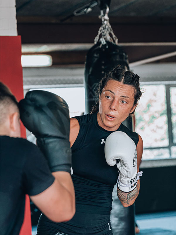 Manuela Marconetto Punching MMA Practise