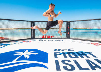 Nathaniel Wood Jumping UFC Fight Island