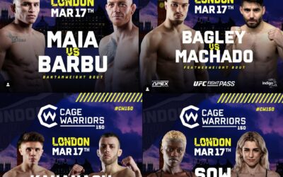 Cage Warriors 150 to feature 4 GBTT athletes